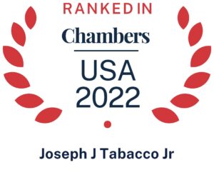Ranked in Chambers 2022 - Joseph Tabacco