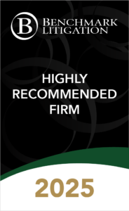 Benchmark Litigation Highly Recommended Firm 2025